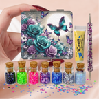 BlueGlassGlow iGems Kaleidoscope Kit - Rainbow Face Gem Set & Body Rhinestones